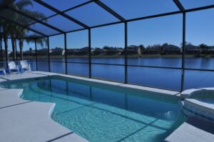 Pool and lake